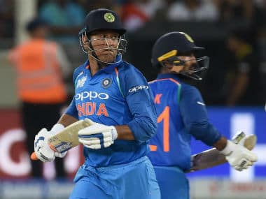 MS Dhoni and Dinesh Karthik are the front-runners for the No 4 spot. AFP