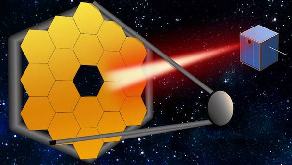Fleet of tiny satellites may act as 'guide stars' for giant telescopes in space