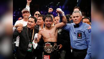 Manny Pacquiao defends welterweight title with 12-round demolition of Adrien Broner, calls out Floyd Mayweather