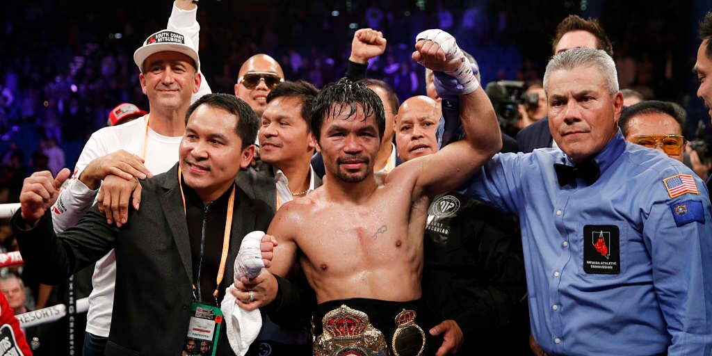 Manny Pacquiao Defends Welterweight Title With 12 Round Demolition Of