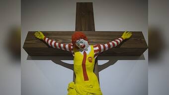 Israel's McJesus statue, featuring a crucified Ronald McDonald, rouses ire of Arab Christian community