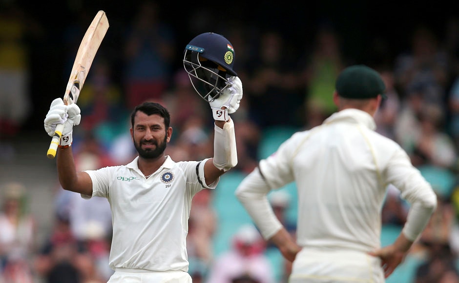 Cheteshwar Pujara rose to the occasion yet again as he smashed his 3rd ton in the Test series. Pujara came at a critical time when KL Rahul departed for just 9 as India were 10/1. It was important that Pujara made sure there were no further hiccups and India did not regret the decision to bat first at SCG after winning the toss. AP Cheteshwar Pujara rose to the occasion yet again as he smashed his 3rd ton in the Test series. Pujara came at a critical time when KL Rahul departed for just 9 as India were 10/1. It was important that Pujara made sure there were no further hiccups and India did not regret the decision to bat first at SCG after winning the toss. AP