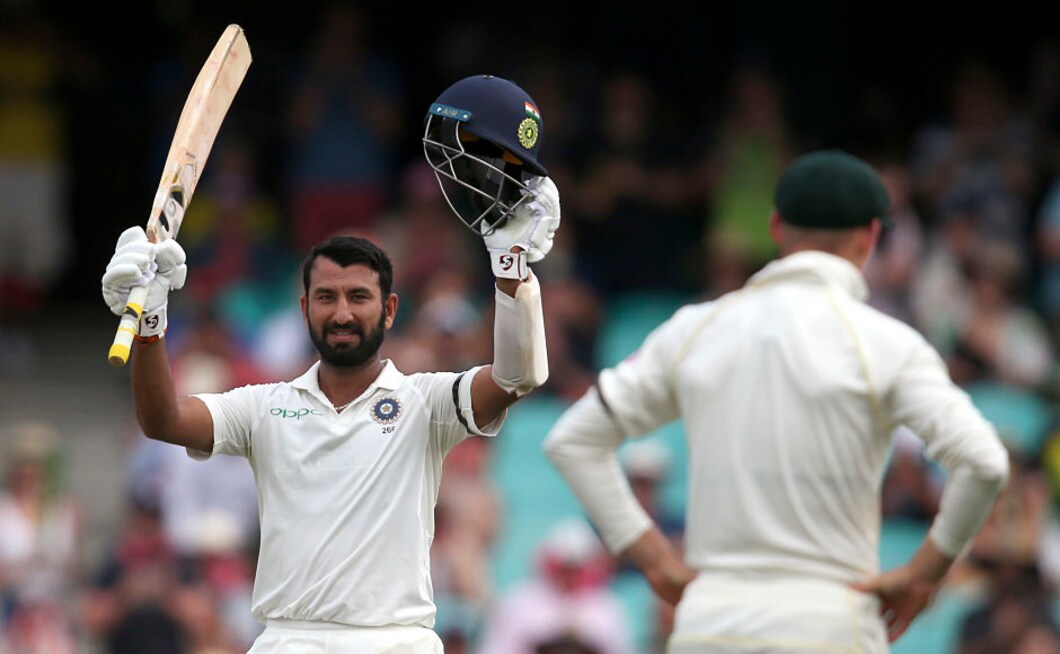 Cheteshwar Pujara's third ton of series puts Indians in ...