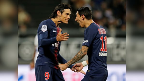 Ligue 1: Edinson Cavani, Kylian Mbappe score as Paris Saint-Germain bounce back from League Cup exit with win over Amiens