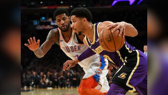 NBA: Paul George scores 37 points to guide Thunder past Lakers; 76ers beat Suns in high-scoring contest