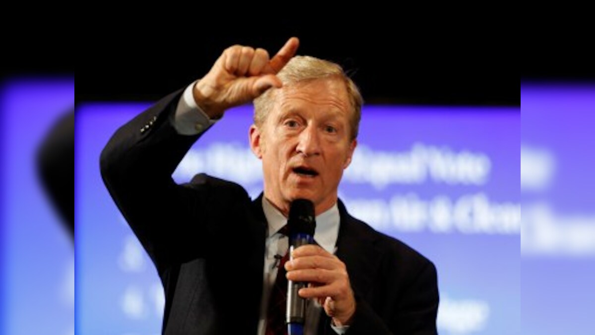 Billionaire environmentalist Tom Steyer to announce plans for 2020 US presidential race; activist spent $120 mn on 2018 midterm polls