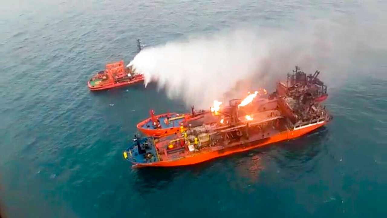 Six Indian Sailors Killed On Fuel Ships Which Caught Fire In Kerch ...