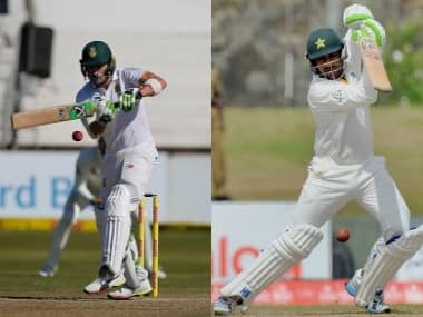 File image of South Africa and Pakistan captains Faf du Plessis (L) and Sarfraz Ahmed respectively. Agencies 