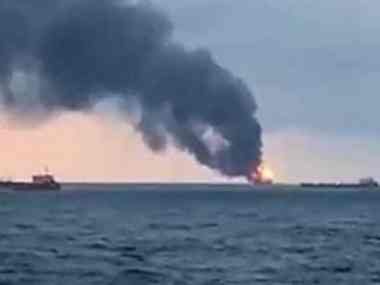 Two ships with Indian, Turkish crew catch fire in Kerch Strait, 14 dead; accident took place during fuel transfer Two ships with Indian, Turkish crew catch fire in Kerch Strait, 14 dead; accident took place during fuel transfer