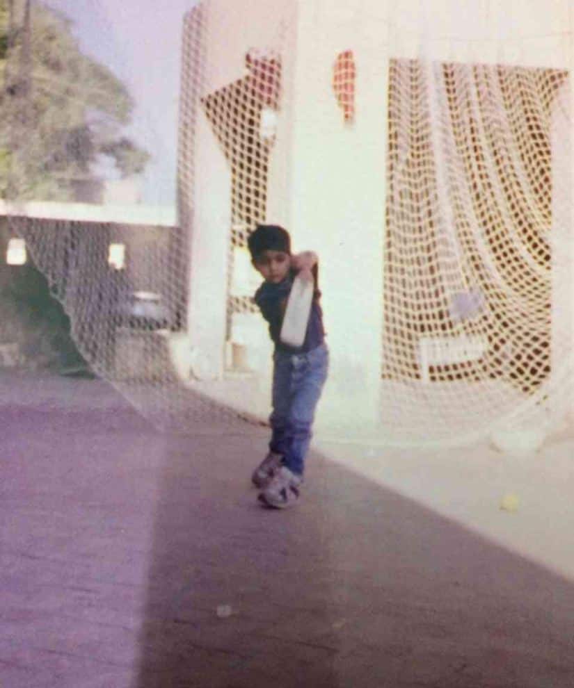 Shubman Gill’s father built a cement pitch and nets for his son in the village of Fazalka. Images courtesy Lakhwinder Gill