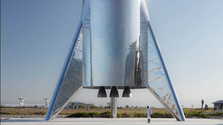 Mars Ahoy! Elon Musk flaunts steely-looking prototype of Starship Mars Hopper