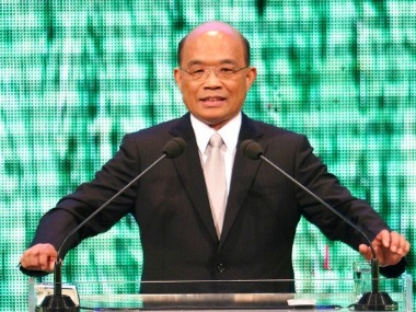 Taiwan president appoints Su Tseng-chang as premier after Cabinet reshuffle over ruling DPP's performance in local polls Taiwan president appoints Su Tseng-chang as premier after Cabinet reshuffle over ruling DPP's performance in local polls