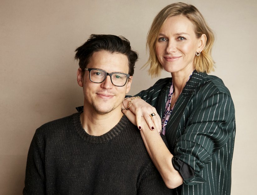 Writer/director Alistair Banks Griffin, left, and Naomi Watts pose for a portrait to promote the film "The Wolf Hour" at the Salesforce Music Lodge during the Sundance Film Festival on Saturday, Jan. 26, 2019, in Park City, Utah. (Photo by Taylor Jewell/Invision/AP)