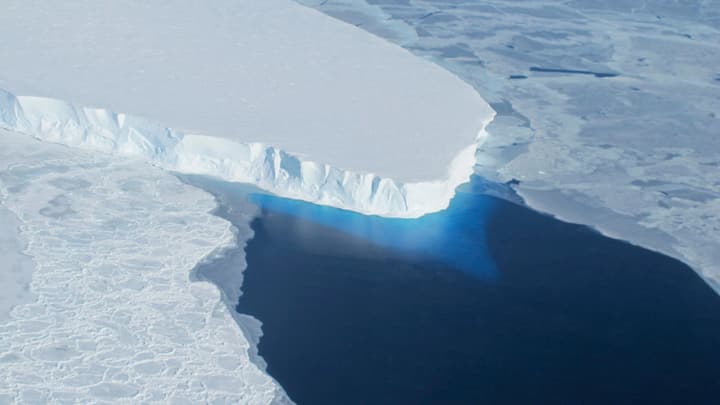 Gigantic cavity under Antartic glacier indicates surge in rising sea levels: NASA