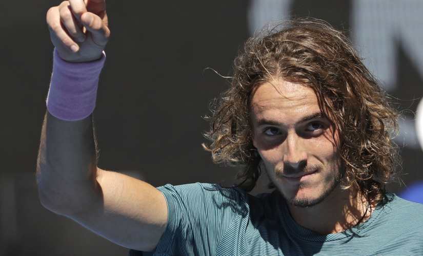 Stefanos Tsitsipas has come of age at the 2019 Australian Open. AP