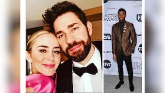 SAG Awards 2019: Emily Blunt dedicates win to John Krasinki; Chadwick Boseman delivers rousing acceptance speech