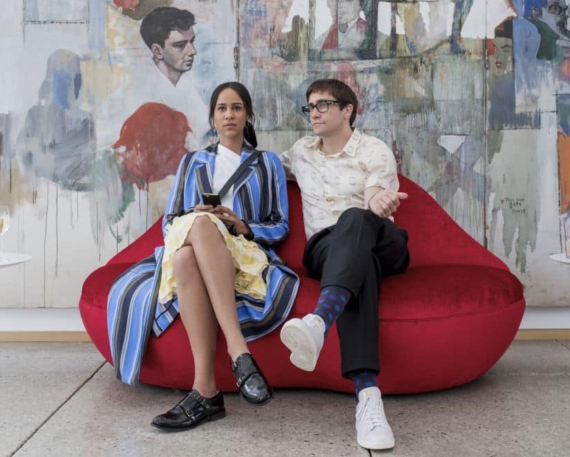 Zawe Ashton and Jake Gyllenhaal in a still from Velvet Buzzsaw. Netflix