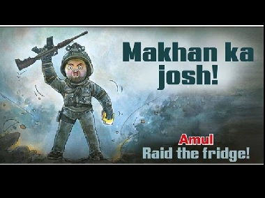 Uri: The Surgical Strike gets a feature on Amul; Vicky Kaushal shares the 'utterly butterly honour' on Instagram Uri: The Surgical Strike gets a feature on Amul; Vicky Kaushal shares the 'utterly butterly honour' on Instagram