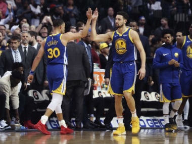 NBA: Warriors break first-quarter points record en route impressive win over Nuggets; 76ers rout Timberwolves