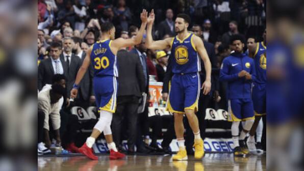 NBA: Warriors break first-quarter points record en route impressive win over Nuggets; 76ers rout Timberwolves