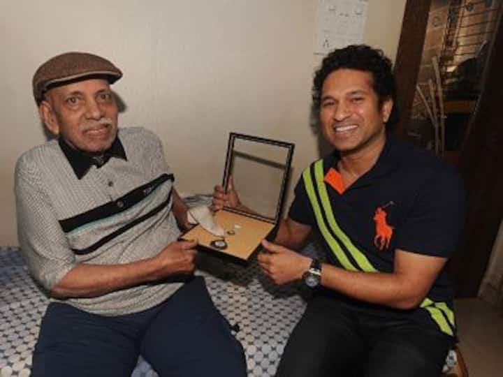 Sachin Tendulkar pays tribute to childhood coach Ramakant Achrekar, says he learnt ABCD of cricket from Dronacharya awardee