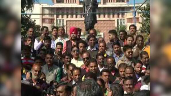 BJP protest against Kamal Nath after announcement to end singing of Vande Mataram on first working day of every month