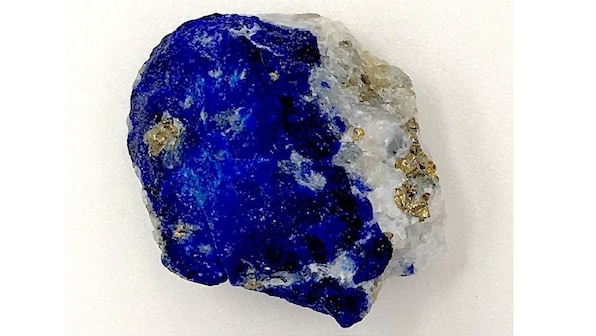 Medieval woman's skeleton with rare blue pigment in jaw may rewrite history