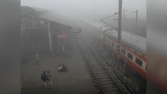 Delhi pollution: Thick blanket of fog develops over national capital; 10 trains delayed as air quality remains ‘very poor’