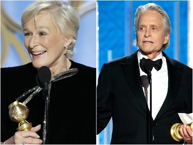 Glenn Close, Michael Douglas won big at Golden Globes 2019; when will age empower Bollywood's senior stars? Firstpost Glenn Close, Michael Douglas won big at Golden Globes 2019; when will age empower Bollywood's senior stars? Firstpost