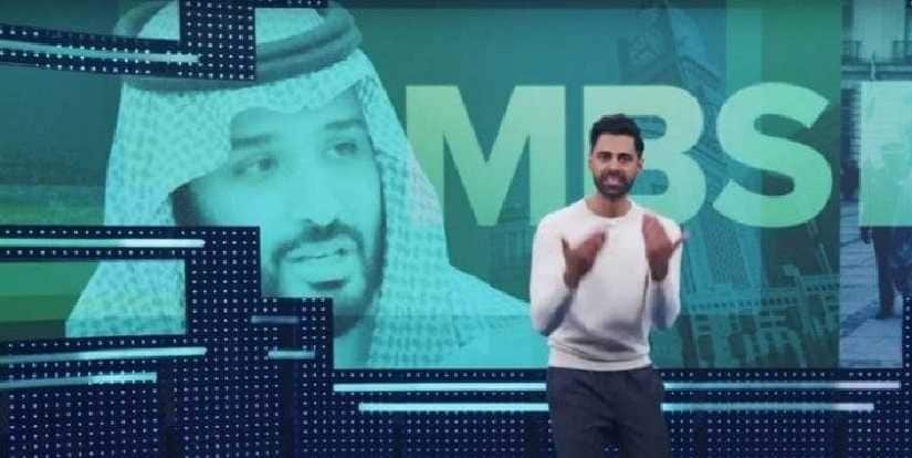 Hasan Minhaj in a still from Patriot Act. Image from Twitter