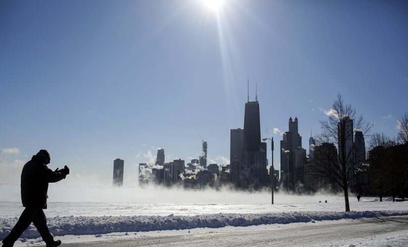 The National Weather Service warned that a wind chill of -20 F can cause frostbite in as little as 30 minutes. AFP