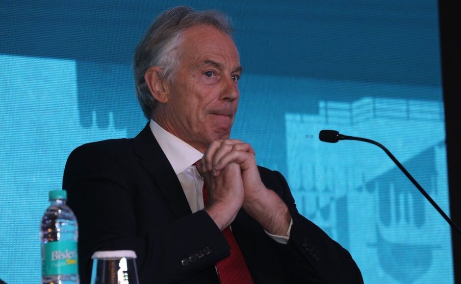 The discussions at the dialogue, which has the theme of 'A World Reorder: New Geometries; Fluid Partnerships; Uncertain Outcomes', sought to address issues arising from ongoing global transitions and changes to the world order, triggered by unique leaders, innovative partnerships and new technologies. Seen here is former UK prime minister Tony Blair at the summit. Image courtesy: Twitter @raisinadialogue The discussions at the dialogue, which has the theme of 'A World Reorder: New Geometries; Fluid Partnerships; Uncertain Outcomes', sought to address issues arising from ongoing global transitions and changes to the world order, triggered by unique leaders, innovative partnerships and new technologies. Seen here is former UK prime minister Tony Blair at the summit. Image courtesy: Twitter @raisinadialogue