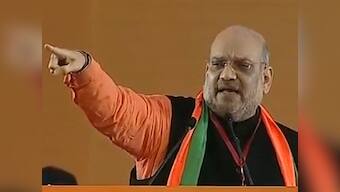 Amit Shah at party meet says BJP wants Ram temple at earliest, Congress creating hurdles