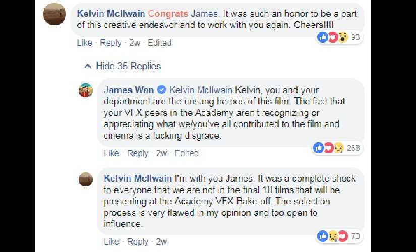 Screenshot from Facebook