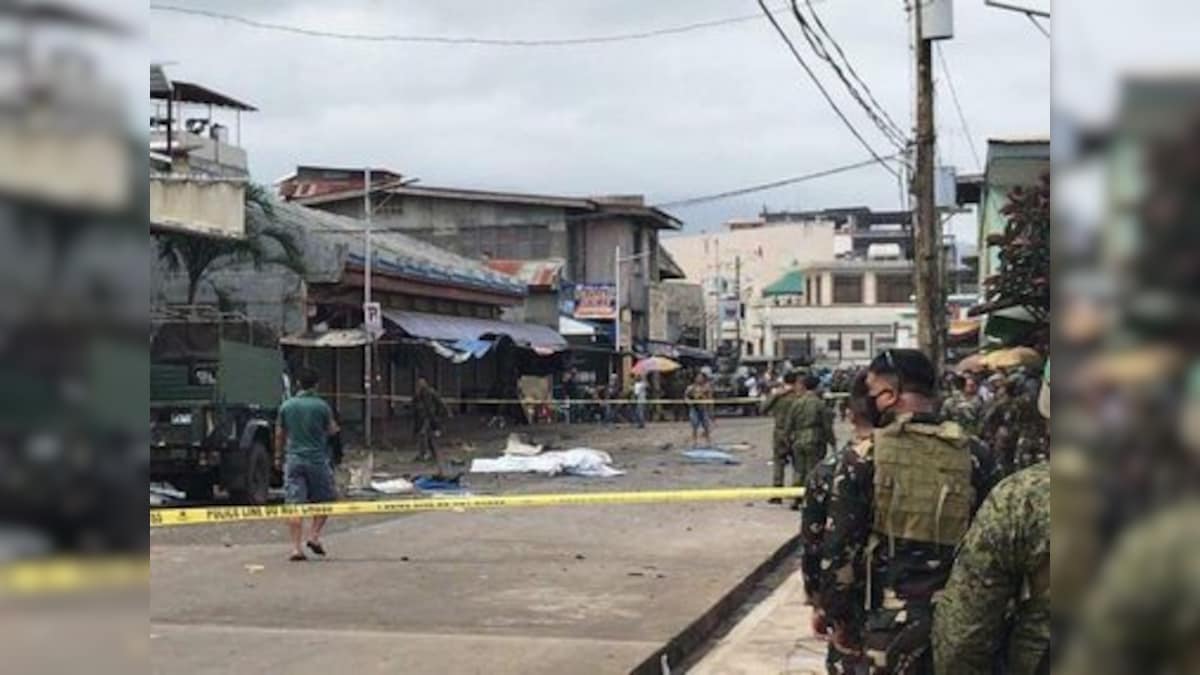 Two blasts at cathedral kill 27 in southern Philippines; targeted Jola island church hit by bombs in the past