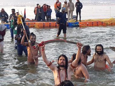Kumbh Mela: Prayagraj becomes political melting pot as BJP goes on Hindutva overdrive to brace from Ayodhya uncertainty Kumbh Mela: Prayagraj becomes political melting pot as BJP goes on Hindutva overdrive to brace from Ayodhya uncertainty