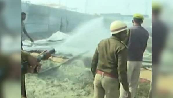 Fire breaks out at Kumbh Mela camp in Prayagraj; no casualties reported after suspected cylinder blast
