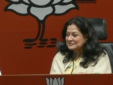 Veteran actor Moushumi Chatterjee joins BJP ahead of Lok Sabha election, was Congress nominee in 2004 polls Veteran actor Moushumi Chatterjee joins BJP ahead of Lok Sabha election, was Congress nominee in 2004 polls