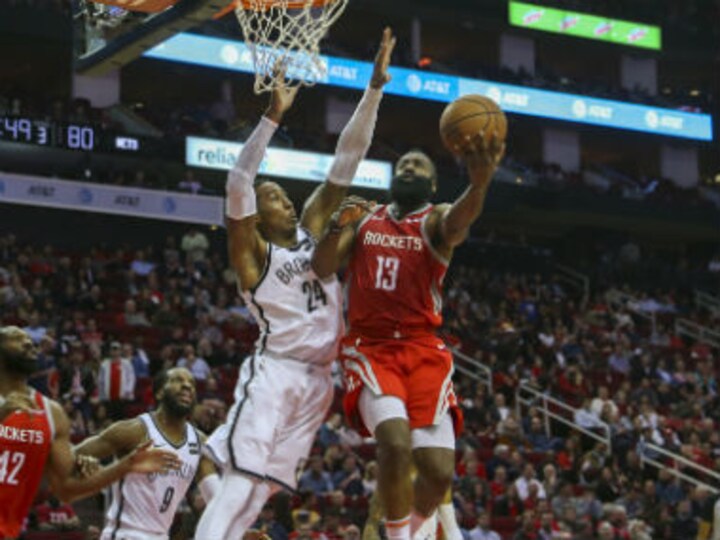 NBA: Nets spoil James Harden's huge scoring night by beating Rockets in overtime; Celtics down in-form Raptors