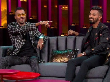 Koffee with Karan: Cricket no longer a gentleman's game? Twitter bashes Hardik Pandya for misogynistic statements Koffee with Karan: Cricket no longer a gentleman's game? Twitter bashes Hardik Pandya for misogynistic statements