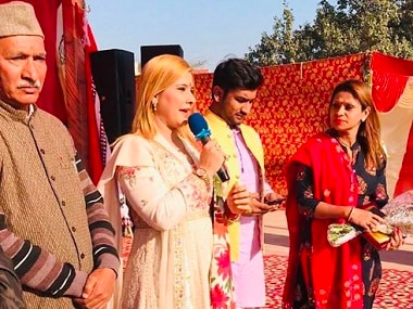 File image of Ruby speaking at an event. Instagram @rubyyadavbjp