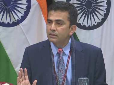 File image of MEA Raveesh Kumar. ANI