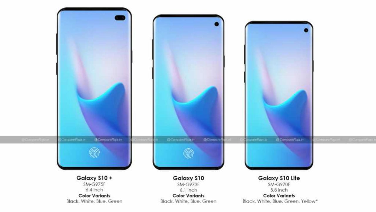 Samsung s10 series leakeak specifications: Image: CompareRaja