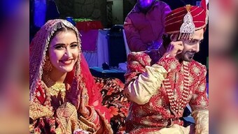 Television actors Sheena Bajaj, Rohit Purohit get married in Jaipur after four years of relationship