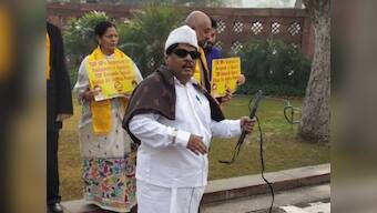 TDP's 'cosplayer' MP Naramalli Sivaprasad dresses up as MGR in Lok Sabha, plays Tamil song in House