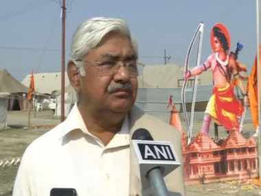 File i,age of VHP leader Alok Kumar. ANI