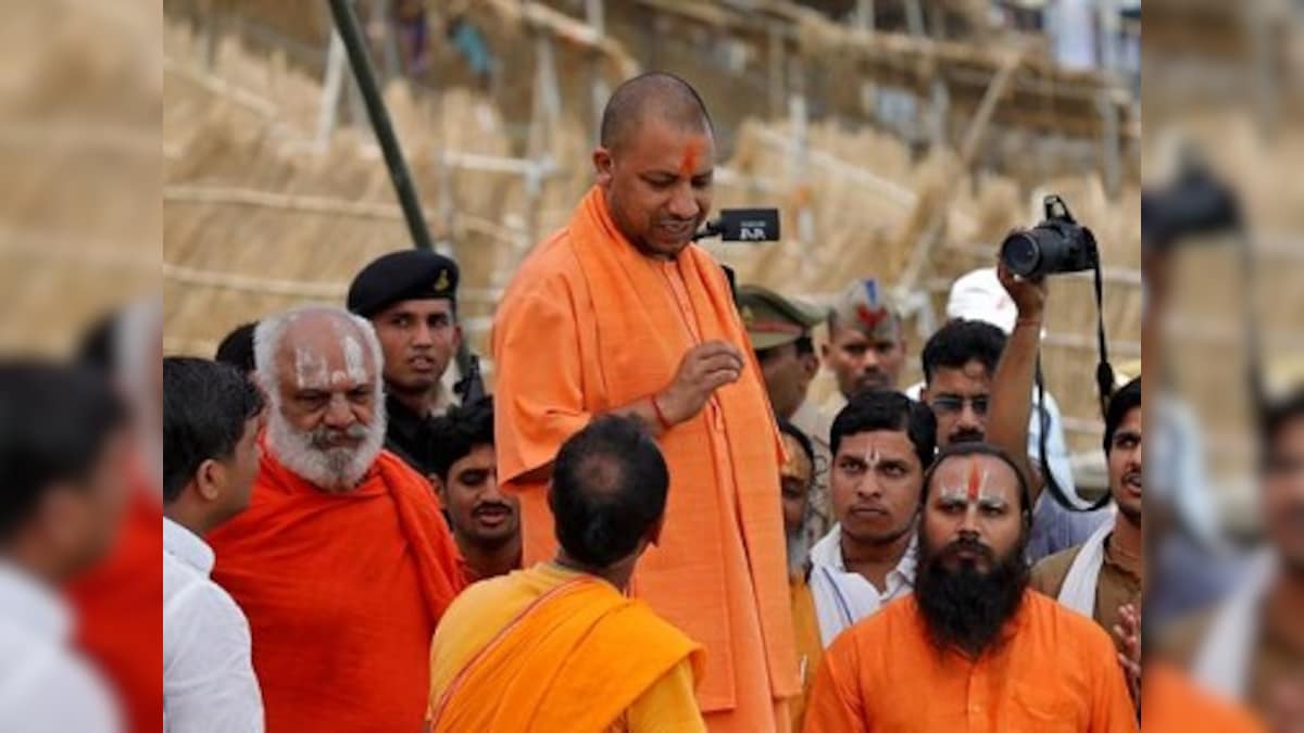 Denied permission to land chopper, Yogi Adityanath heads to Purulia rally venue on road; suspected TMC workers block route to event