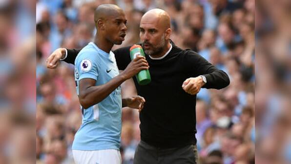 Premier League: Pep Guardiola believes Fernandinho can extend Manchester City career by moving to central defence