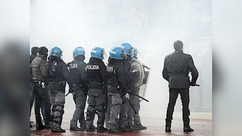 Europa League: Three people stabbed in mass brawl ahead of Lazio vs Sevilla match, say reports
