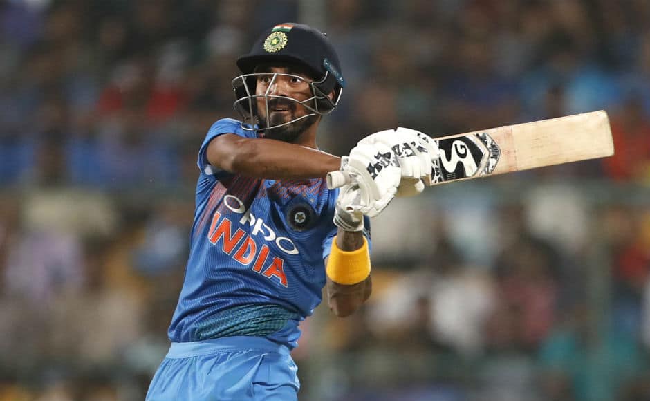 KL Rahul got India off to a brisk start with a 26-ball 47. AP